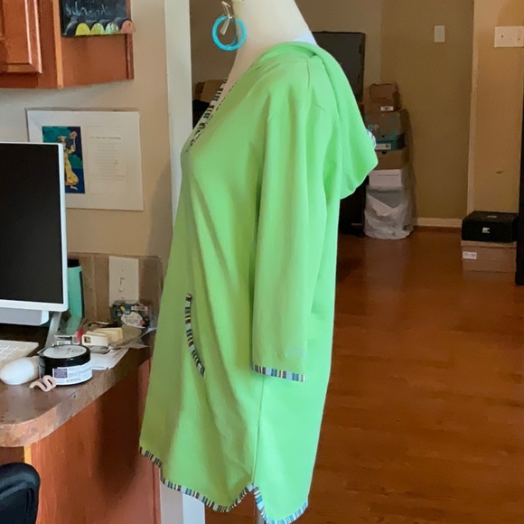 Eivissa Girl Bright Green Swim Coverup Size XL (14/16), NWT - Picture 4 of 15